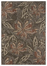 Ковер в гостиную коричневый-циновка MARCA VЕ20A DARK BROWN