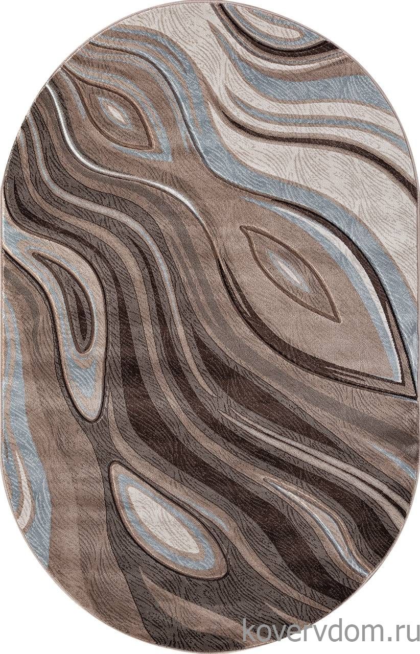 Ковер MEGA CARVING 1385 BEIGE Овал Ковер MEGA CARVING 1385 BEIGE Овал
