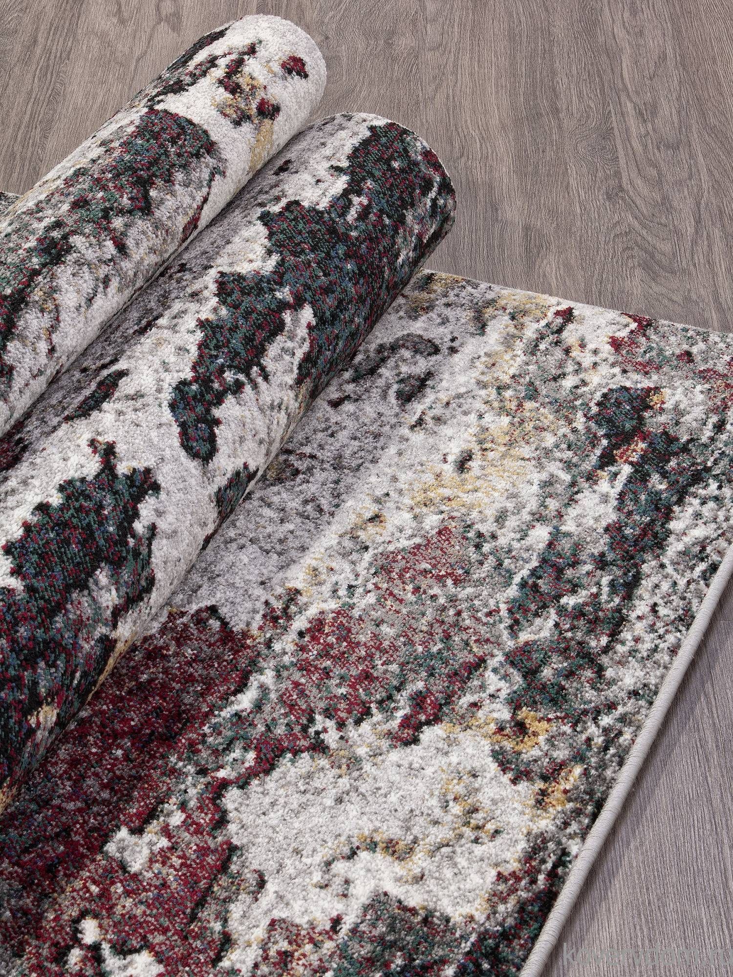 Ковер LONDON D824 GRAY-RED Ковер LONDON D824 GRAY-RED