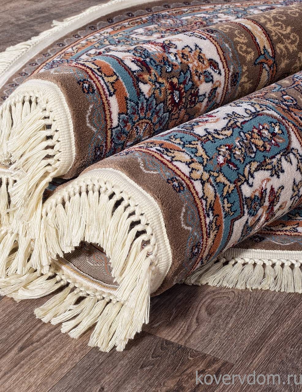 Ковер SHAHREZA D728 BROWN Овал Ковер SHAHREZA D728 BROWN Овал