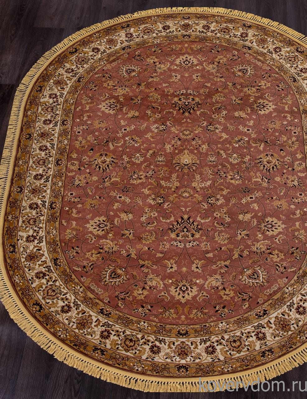 Ковер BUHARA 5471 DARK PINK Овал