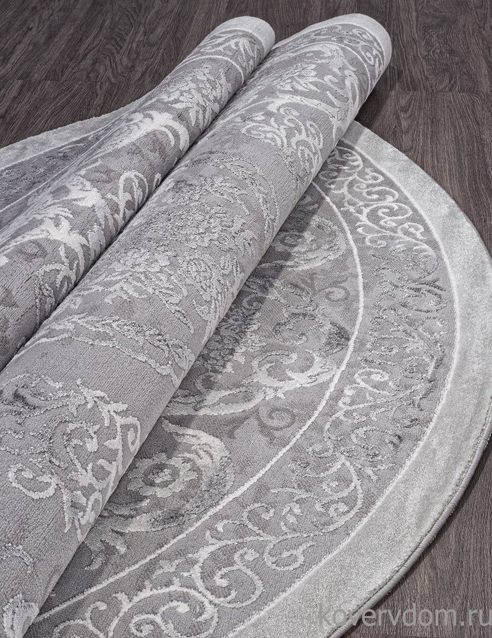 Ковер ARMINA 03760A GREY / GREY Круг Ковер ARMINA 03760A GREY / GREY Круг