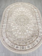 Овальный ковер бежевый ZARINA A050B L.BEIGE / CREAM Овал