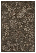 Круглый ковер-циновка MARCA VE69A DARK BROWN