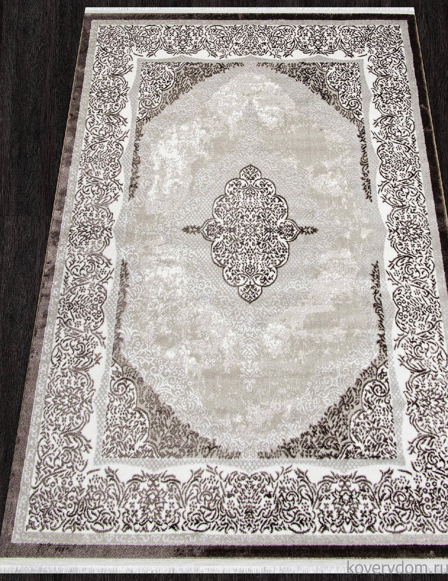 Ковер ALFANI Q009A BROWN FDY/CREAM SHRINK