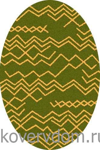 Ковер COMFORT SHAGGY 2 s644 GREEN-ORANGE Овал Ковер COMFORT SHAGGY 2 s644 GREEN-ORANGE Овал