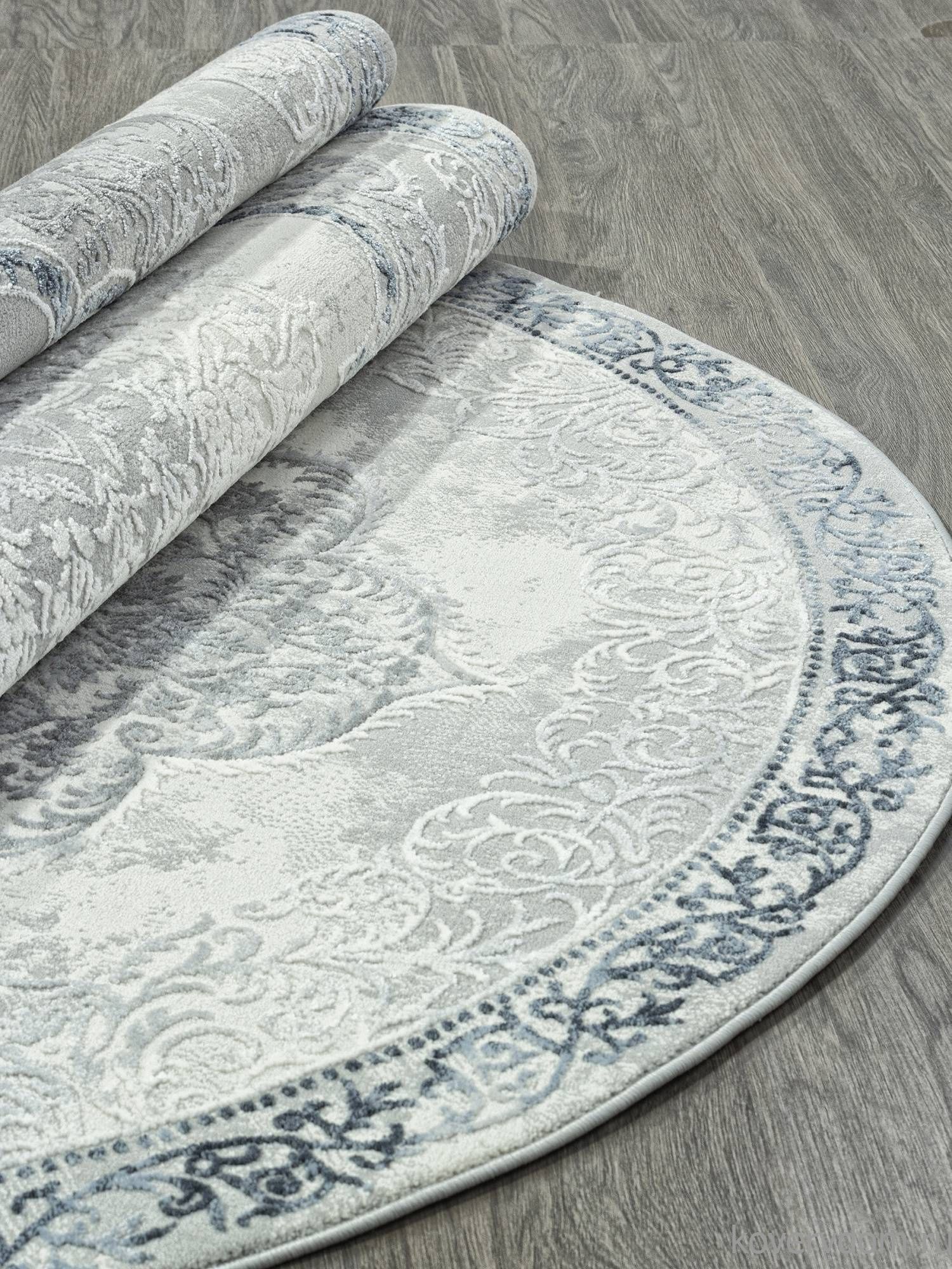 Ковер NENSI GL073T GREY / GREY Овал