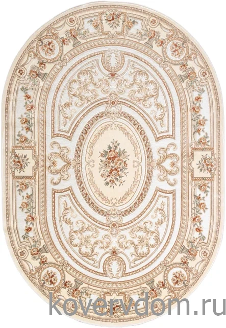 Рельефный ковер из вискозы GENOVA 38028 6262 60 ОВАЛ Рельефный ковер из вискозы GENOVA 38028 6262 60 ОВАЛ