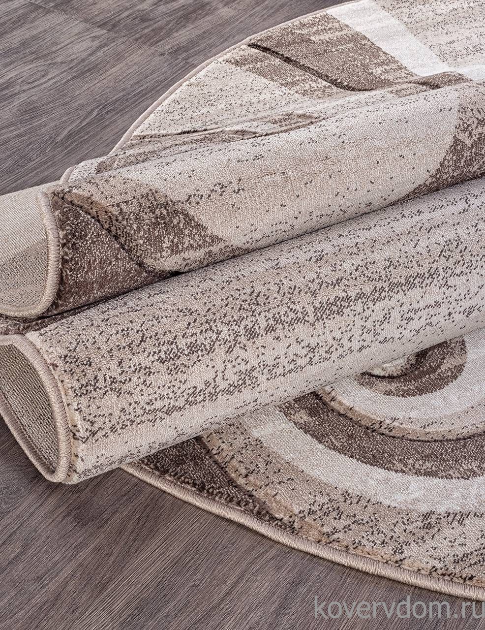 Ковер MEGA CARVING D263 LIGHT BEIGE Овал Ковер MEGA CARVING D263 LIGHT BEIGE Овал