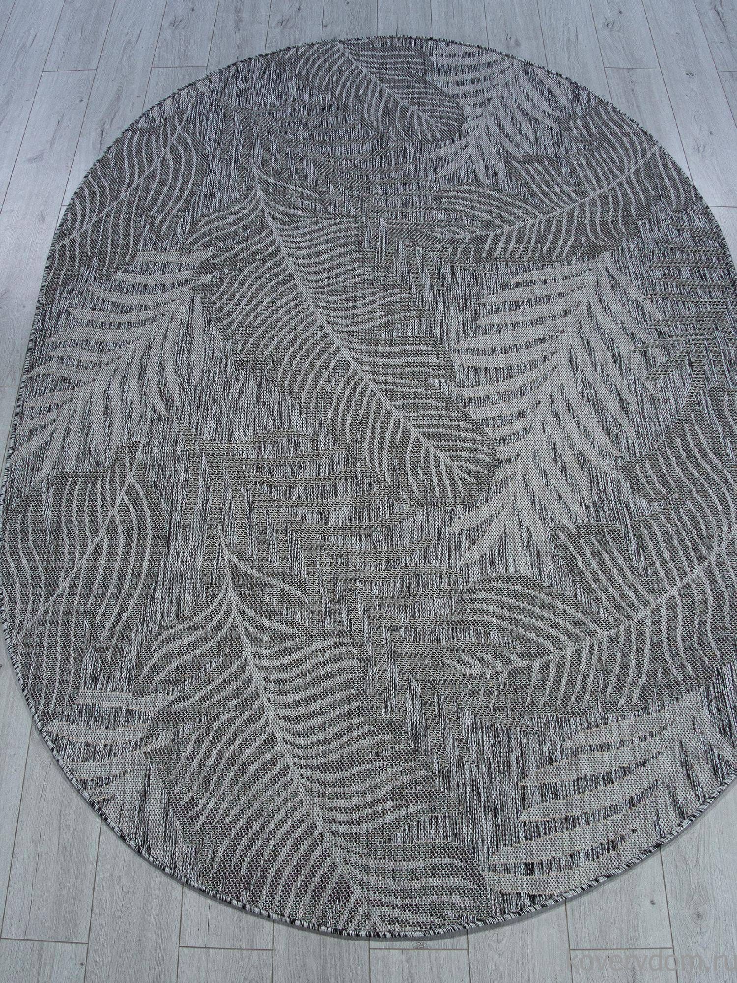 Ковер KAIR-A S132 DARK GRAY Овал