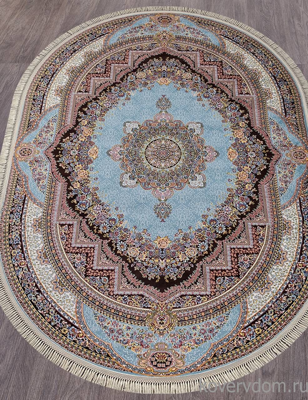 Ковер ARAVIA 6805 BLUE-BROWN Овал