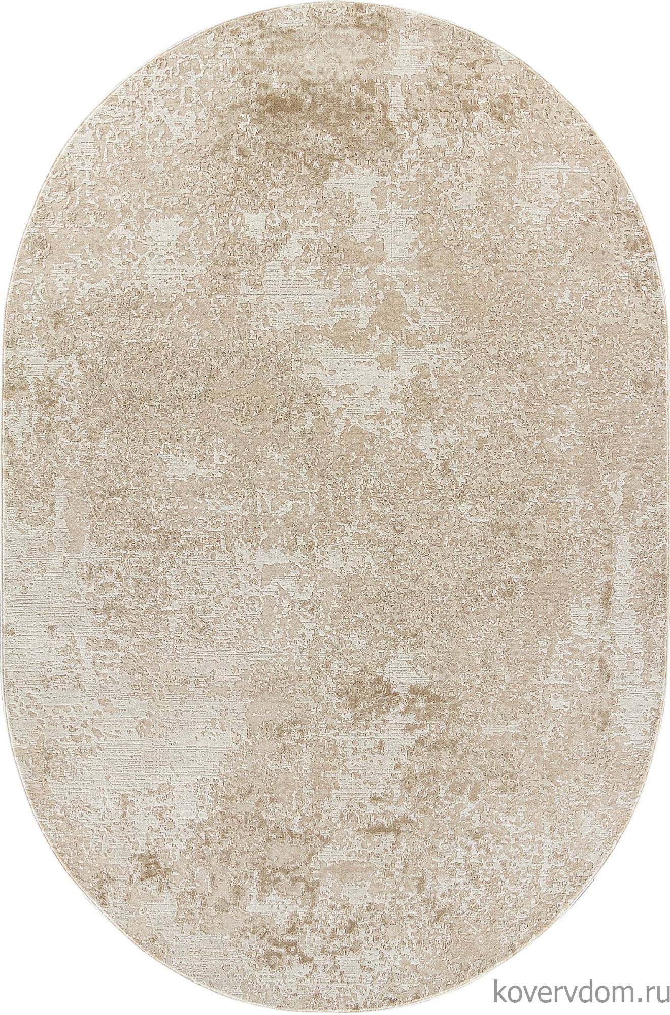 Ковер SIESTA M028A LIGHT BEIGE / BEIGE Овал