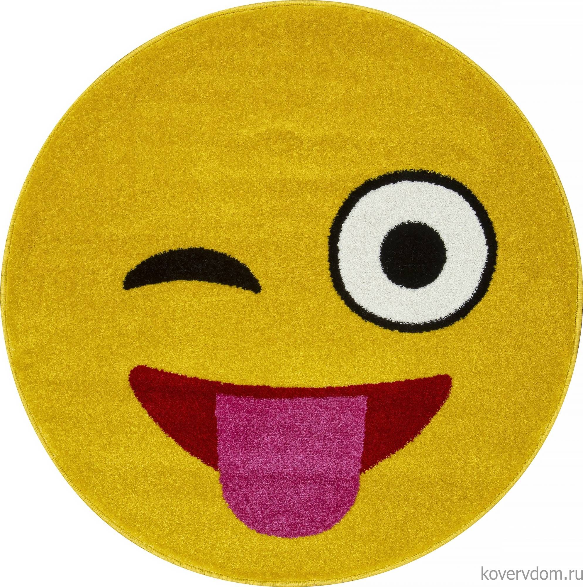 Ковер SMILE NC17 YELLOW Круг Ковер SMILE NC17 YELLOW Круг