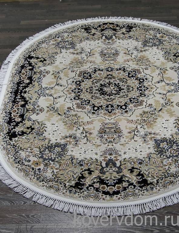 Ковер SHAHREZA d211 CREAM-NAVY Овал Ковер SHAHREZA d211 CREAM-NAVY Овал