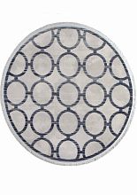 Ковер SARDES TRUVA 08421T BLUE / BLUE Круг