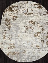Прямоугольный ковер PALERMO F284 BEIGE-GREEN Овал