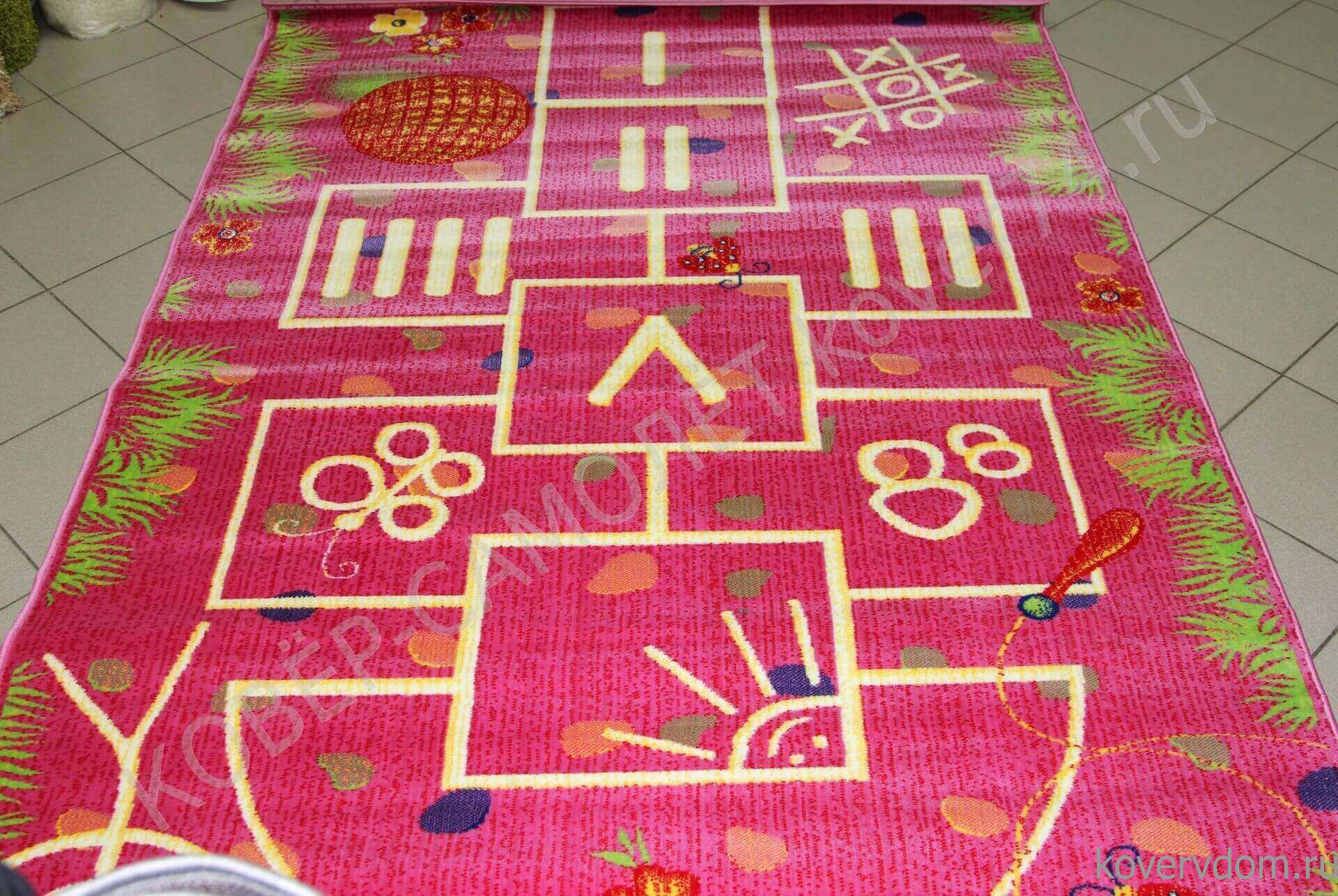 Детский ковер KIDS КЛАССИКИ розовый 1172 1 45666 Детский ковер KIDS КЛАССИКИ розовый 1172 1 45666