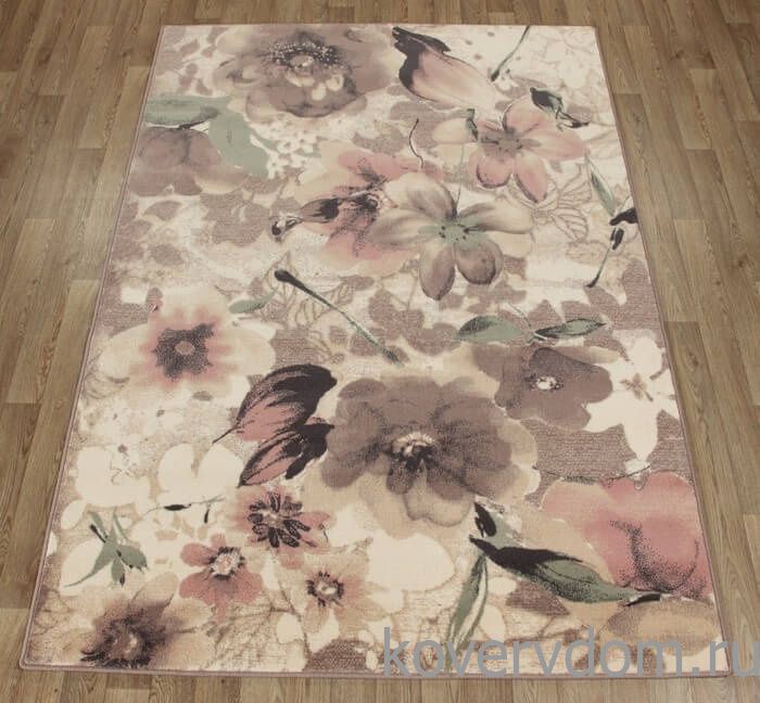 Ковер с цветами ISFAHAN Marica sand