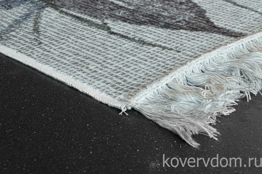 Ковер из вискозы и хлопка с цветами ROYAL PALACE 2020 R 17710 6767