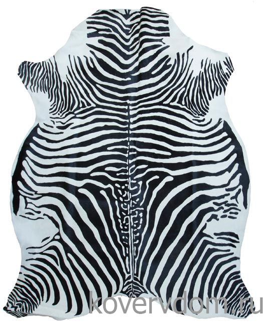 Меховой ковер-шкура ЗЕБРА черно-белая Меховой ковер-шкура ЗЕБРА черно-белая